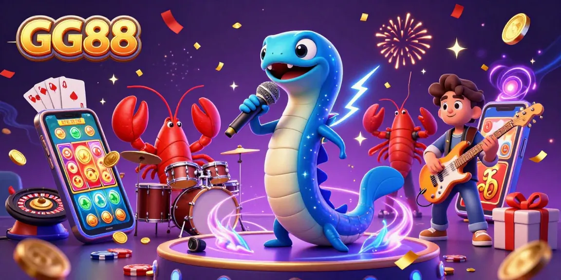 Experience thrilling games at GG88 with vibrant slots and stunning underwater casino vibes.