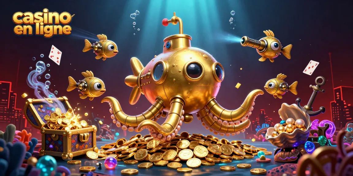 Explorez le monde du casino en ligne avec cette illustration riche et immersive.