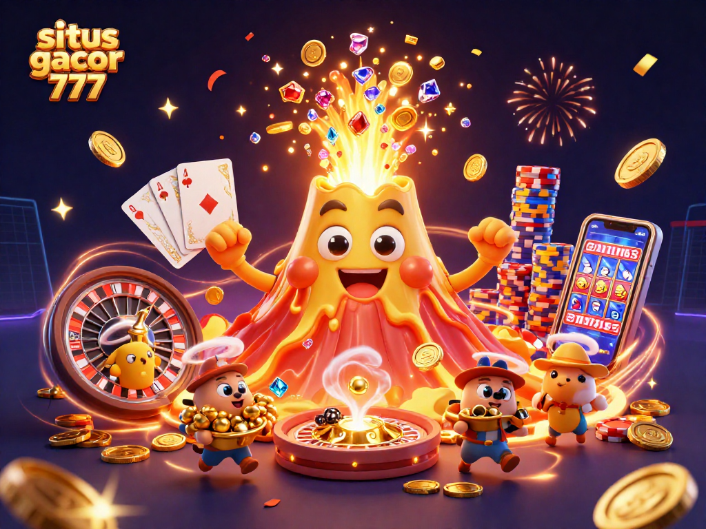 Experience the excitement of situs slot gacor 777 as the golden volcano erupts with treasures, highlighting thrilling jackpots.