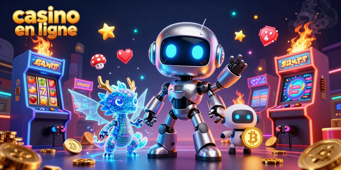 Plongez dans l'univers du casino en ligne avec une illustration futuriste captivante pour joueurs avertis.