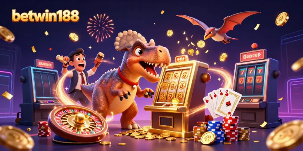 BETWIN188 menghadirkan mesin slot emas yang membayar koin jackpot dengan karakter kartun yang dinamis.