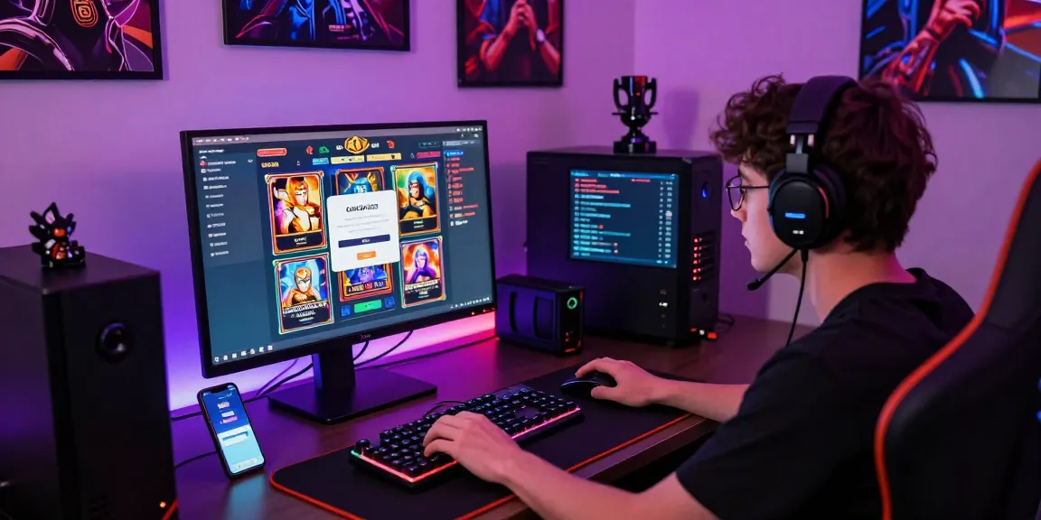 Engaged user at GARUDA303 login page, showcasing vibrant online gaming atmosphere.