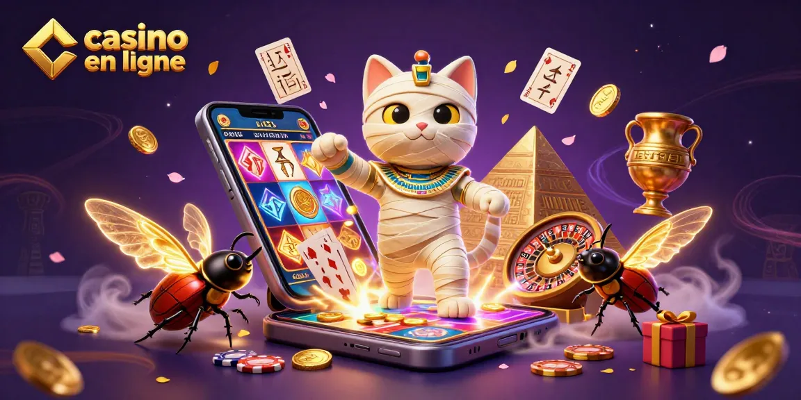 Plongez dans l'univers du casino en ligne avec un charme égyptien et des jeux captivants.