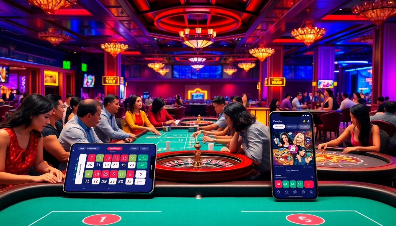 Experience the excitement of gtatogel alternatif in a vibrant casino scene filled with diverse players.