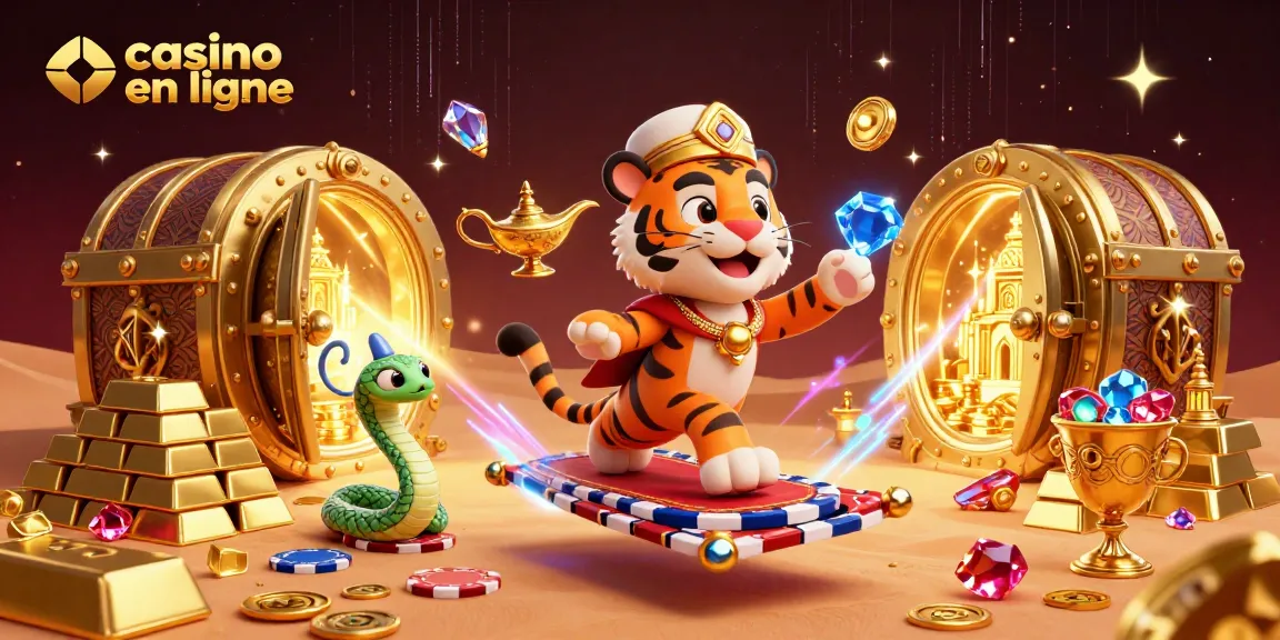 Gagnez gros avec le casino en ligne en explorant les trésors et l'amusement des jeux!