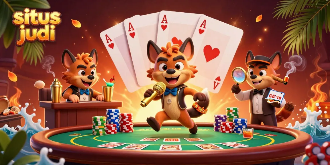 Menangkan situs judi dengan permainan kasino yang ceria dan penuh humor dalam 3D.