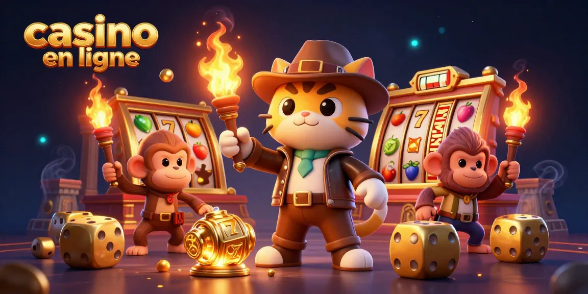 Découvrez un exemple captivant de casino en ligne avec un chat explorateur et des rouleaux remplis de trésors.