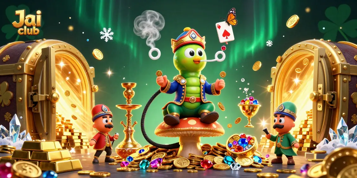 Engage with Jai club's gaming excitement as our caterpillar master oversees big wins and treasures.