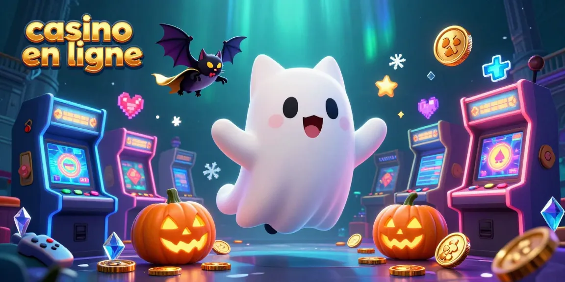 Une expérience excitante dans un casino en ligne avec un chat fantôme et des éléments de jeu colorés