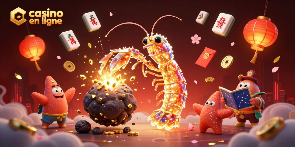 Jouez dans un casino en ligne avec une ambiance immersive et des personnages fantastiques dans une scène dynamique.