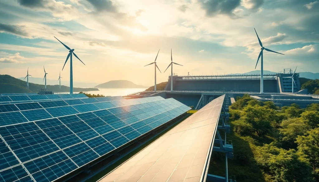 Discover the best cloud mining facility powered by renewable energy sources, showcasing hydro, solar, and wind technologies.