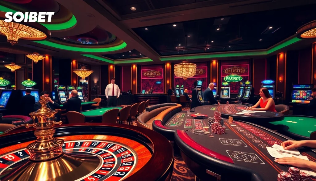 Winning at casino games in style with SOIBET's thrilling atmosphere and vibrant gaming options.